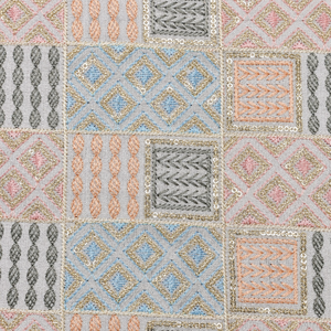 Tela africana con lentejuelas bordadas, estampado digital, encaje de malla, textil para caftanes, moda y prendas de vestir, para compradores de importación. - Product Image 4
