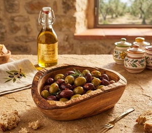 Tazón de Servir de Madera de Acacia Ecológico, Hecho a Mano, con Forma y Diseño Personalizados, Estilo Americano, para Decoración de Mesa en Fiestas - Product Image 2