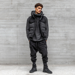 Gilet d'hiver pour homme, 100% coton, sans manches, épais et chaud, rembourré, style doudoune - Product Image 6