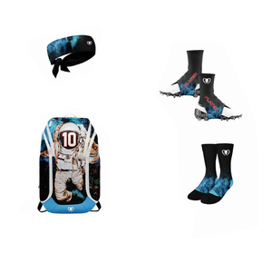 Paquete de Uniformes de Fútbol Americano Personalizados 2027 para Adultos Unisex, Uniformes de Entrenamiento Transpirables de Primera Calidad con Manga Corta y Absorción de Humedad - Product Image 4