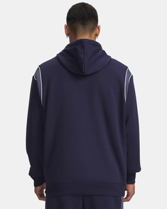 Sudadera con Cierre de Cremallera Azul Marino para Hombre, Diseño Moderno, Corte Regular, 100% Algodón Felpa, Transpirable, Informal - Product Image 5