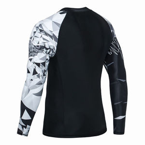 Derniers modèles de rashguards pour hommes, couleur rouge, en vente en taille adulte, produit tendance, vente en gros, OEM personnalisé - Product Image 2