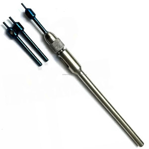 Ensemble de pinces à sourcils en acier inoxydable à pointe fine, instrument chirurgical durable pour kit de punch FUE de greffe de cheveux - Product Image 1
