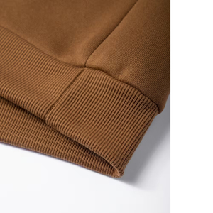 Men's Oversized <b>Mock</b> <b>Neck</b> Half Zip Sweatshirt Plain Minimalist Streetwear Custom Logo Cotton Pullover <b>Top</b> - Product Image 5