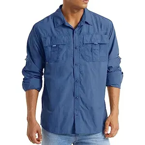 Custom Long Sleeve Work Shirt For Men Cargo Shirt Tactical Shirt cargo