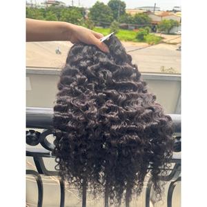 Frontal HD Indétectable 13x6 Cheveux Vierges Vietnamiens Super Drawn Ondulés Noir Naturel Vente en Gros - Product Image 4