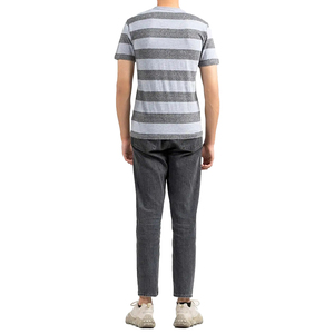 Camisa Formal Sajjawal para Hombre, con Logotipo Frontal, 100% Algodón, Corte Holgado, Cuello Redondo, Manga Corta, Anti-Pilling, Patrón de Letras, Serigrafía - Product Image 1