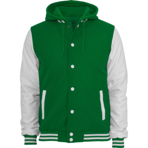 Veste universitaire personnalisée en cuir avec broderie chenille, manches en cuir, séchage rapide, couleur personnalisée, veste universitaire pour hommes - Product Image 1
