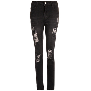 New Fashion Men Skinny <b>Cargo</b> Jeans Long <b>Pant</b> Denim Combat Biker Pocket Stretch Black <b>Work</b> Trousers Denim <b>Pant</b> for Men - Product Image 3