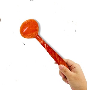 Utensilios para Ensalada de Resina Segura para Alimentos, Hechos a Mano, con Diseño de Mármol, para Uso en el Hogar, Hoteles, Cantinas y Restaurantes - Product Image 6
