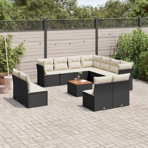 Conjunto de Sofás Negros para Jardín - Product Image 1