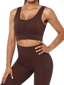 Ensemble de yoga tendance pour femmes, imprimé numérique, respirant, soutien-gorge et leggings sans couture, vêtements de fitness de rue pour le confort - Product Image 5