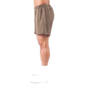 Vente en gros de shorts de jogging délavés à l'acide pour hommes, shorts de survêtement en coton décoloré par teinture au soleil, shorts de survêtement personnalisés de haute qualité à bord brut - Product Image 3