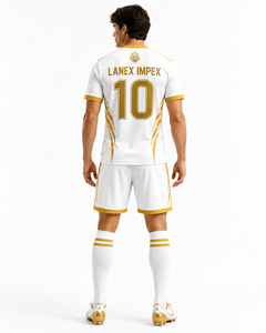Ensemble de maillots de football personnalisés sublimés, uniforme de football pour hommes, vêtements de sport, chemise et short respirants, séchage rapide, kit d'entraînement d'équipe personnalisé - Product Image 4