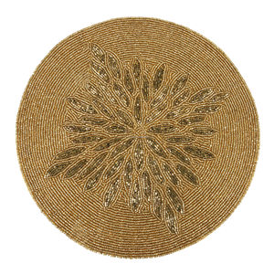 High Quality <b>round</b> Decorative Glass Beads <b>Table</b> <b>Mats</b> Unique Design Luxury Cloth Placemats Budget-Friendly Price - Product Image 1