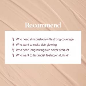 TROISTOUCH Make <b>Mood</b> Silky Cushion 23 Fair Beige Korean Radiant Glow Foundation Cushion Compact Makeup Set - Product Image 4