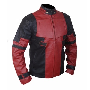 5KINGZ SPORTS Ryan Reynolds pour le film, moto, motard, cuir véritable, cuir de vache, coupe-vent, sportif, homme, cuir personnalisé OEM - Product Image 3