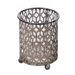 Decorative <b>Tall</b> Metal Candle Holder Moroccan Style Lantern for <b>Table</b> Home Lighting - Product Image 6