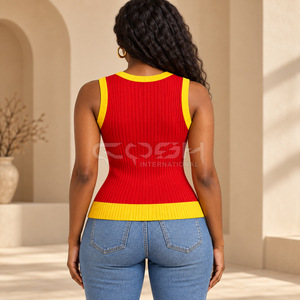 Cosh International Sisterhood Sorority Color-block Knitted <b>Cardigan</b> Loose Plus Size Sweater Coat Gift for <b>Women</b> - Product Image 5