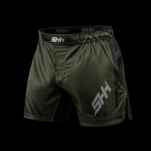 2026 Premium OEM Brand MMA Training <b>Shorts</b> <b>for</b> <b>Men</b> Lightweight Durable Breathable Polyester/Cotton 180g Fabric Heat-Transfer - Product Image 1