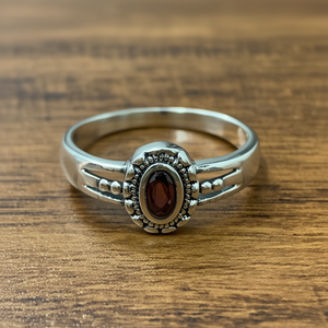 2.6 Grams <b>Garnet</b> Fashion <b>Ring</b> - Product Image 3