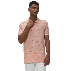 Nouveau tissu éponge 100% coton élégant pour hommes pour Polo T-Shirt pull surdimensionné confort couleur t-shirts Logo personnalisé imprimé solide - Product Image 4