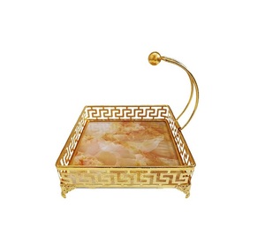 Porte-boîte à mouchoirs en métal moderne, personnalisable, de haute qualité, écologique et fait main, pour la maison, l'hôtel, le restaurant, la salle de bain - Product Image 3