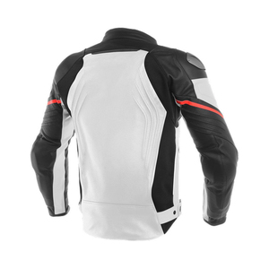Blouson en cuir de motocross avec col montant, patchwork et motifs de dessins animés, coupe-vent et imperméable, unisexe - Product Image 4