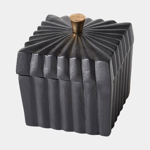 Boîte à trésors de collection haut de gamme avec couvercle, design minimaliste, écologique et durable, résistante à la chaleur, idéale pour les cadeaux de fête - Product Image 1
