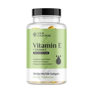 Cápsulas de Vitamina C y E Nutricore de Primera Calidad, Suplemento Antioxidante para el Cuidado de la Salud, para Adultos y Adolescentes, GMP - Product Image 1