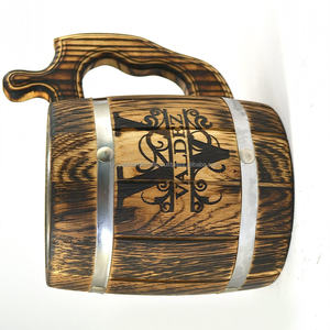 Recién llegado, taza de madera, té, café, cerveza, bebida, taza de viaje, artículos de té, cocina, taza de oficina - Product Image 3