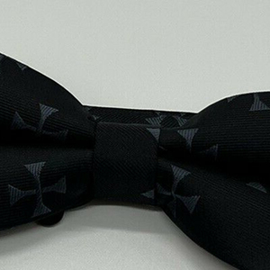 Nœud Papillon en Soie Pré-Noué Couleur Unie - Orange/Noir/Gris/Blanc - Tenue Formelle pour Costumes & Cadeaux - Durable & Respirant - Product Image 3