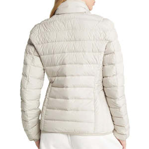 Veste matelassée à capuche à manches longues pour femme, best-seller de l'hiver, personnalisable en gros, respirante, écologique, en toile de coton tricoté - Product Image 6