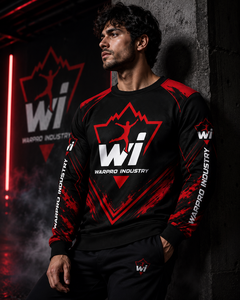 เสื้อสเวตเชิ้ตแขนยาวทรงสปอร์ต คอวี แบรนด์ Warpro Industry สำหรับผู้ชาย ทรงปกติ ระบายอากาศได้ดี พิมพ์ลายแบบ Sublimation เหมาะสำหรับฤดูใบไม้ร่วง - Product Image 3