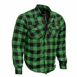 New 2026 <b>Model</b> Custom Logo and Style Casual <b>Motorbike</b> Flannel Shirts Full-Sleeve 100% Cotton Breathable with Low Cost OEM - Product Image 6