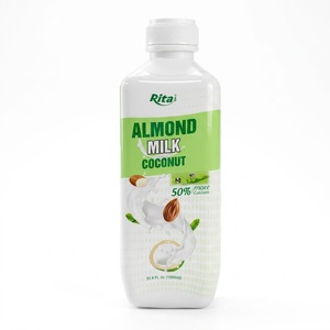 Bebida Líquida Vegana a Base de Plantas, Sin Lácteos, con Sabor a Chocolate Negro y Leche de Almendras, en Botella de 1000ml, Rita, OEM, ODM, Venta al Por Mayor - Product Image 3