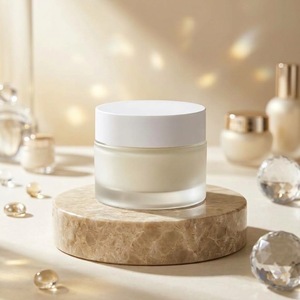 Crema Facial Antienvejecimiento con Células Madre Premium y Ceramida Matrixyl OEM ODM MOQ 350 Botella de Vidrio - Product Image 1