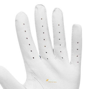 Gants de golf blancs en microfibre à demi-doigts pour femmes, fermeture auto-agrippante, antidérapants, pour le cyclisme et les sports de plein air, protection des mains - Product Image 4