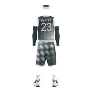 Conjunto de camiseta de baloncesto personalizada en degradado rojo y blanco, uniforme de equipo, pantalones cortos de baloncesto para hombre, ropa deportiva al por mayor. - Product Image 2