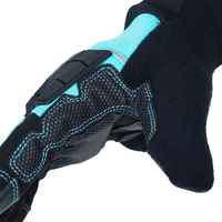 Gants de course à doigts entiers en PU, antidérapants, pour activités de plein air, unisexes, avec fermeture auto-agrippante