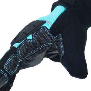 <b>Full</b> Finger Racing Gloves PU Material Non <b>Slip</b> Outdoor Activities Unisex Hook And Loop Closure - Product Image 2