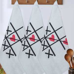 ผ้าเช็ดจานสำหรับใช้ในครัวทุกวัน ผลิตจากผ้าฝ้ายแท้ 100% รับผลิตจำนวนมาก ออกแบบตามสั่ง พร้อมสกรีนโลโก้ - Product Image 3