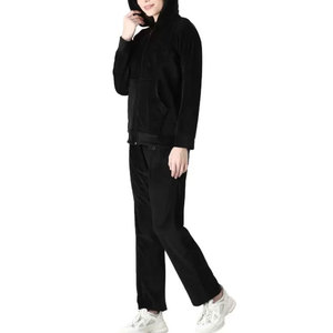 Lightweight <b>Waterproof</b> Winter Women's Hooded Fleece Track Suit <b>Set</b> Quick Dry Eco-Friendly - Product Image 1