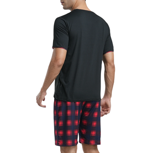 Servicio OEM, Conjunto Casual de Dos Piezas para Hombre, Diseño Personalizado, Camisetas de Cuello Redondo y Manga Corta Multicolores, Pantalones Cortos Ecológicos - Product Image 4