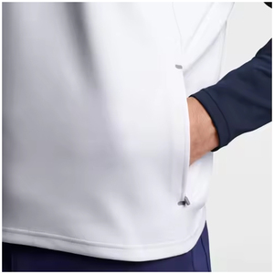 ชุดกีฬากลางแจ้งแบบแห้งเร็ว ระบายอากาศได้ดี ราคาถูก ขายส่งจำนวนมาก ชุดวิ่งกันลม เสื้อแจ็คเก็ตและกางเกงขายาว - Product Image 4