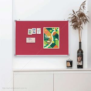 Tableau d'affichage en feutre avec cadre en aluminium SYH, doté d'une fonction de présentation de messages durable - Product Image 6
