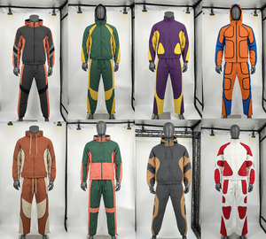 Chaqueta Cortavientos para Hombre con Costuras Reforzadas - Chándal de Dos Piezas de Nailon Ecológico, Estampado Personalizado, Secado Rápido, Capucha Sólida - Product Image 5