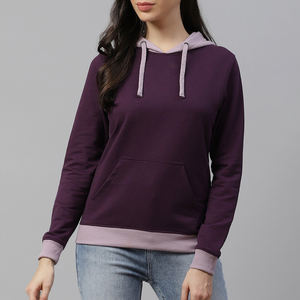 Sudadera con capucha para mujer, estilo nuevo, tamaño personalizado, en oferta, básicas, mezcla de algodón, corte regular. - Product Image 2