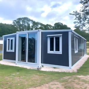 Rumah Kontainer Prefab Anti Badai 40Ft 20Ft 4 Kamar Tidur Rumah Mobile yang Dapat Diperluas 20Ft Pengiriman Portabel Supermarket Hotel - Product Image 5