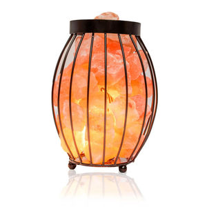 Lampe de nuit décorative en sel naturel bio, sculptée à la main, écologique, pour une utilisation en intérieur - Product Image 6